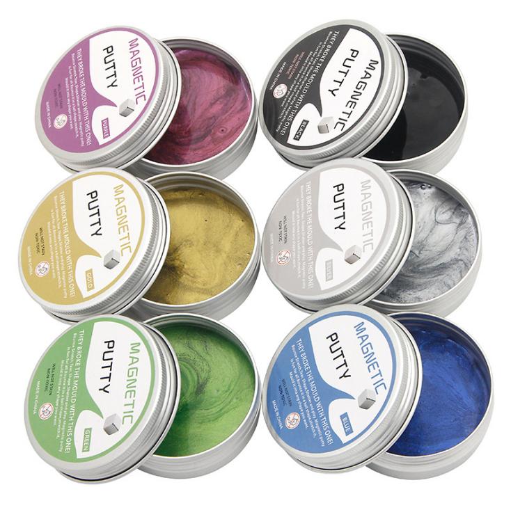 Magnetic Slime Putty, Magnetic Space Putty Slime with Upgraded Magnet Toys, Fidget Toy Stress Reliever Puddy for Kids Adults Toys for Christmas Birthday Gifts Stocking Stuffers