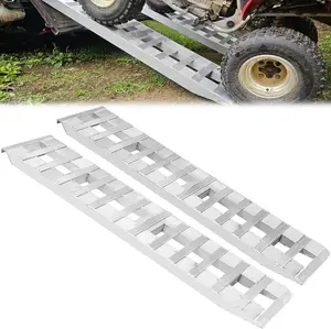YITAMOTOR 2pcs 6000lbs 60" x 12" / 72" x 15" / 84" x 14" Aluminum Trailer Ramps, Loading Ramps Car ATV Truck Auto Hauler Knife & Hook Ends