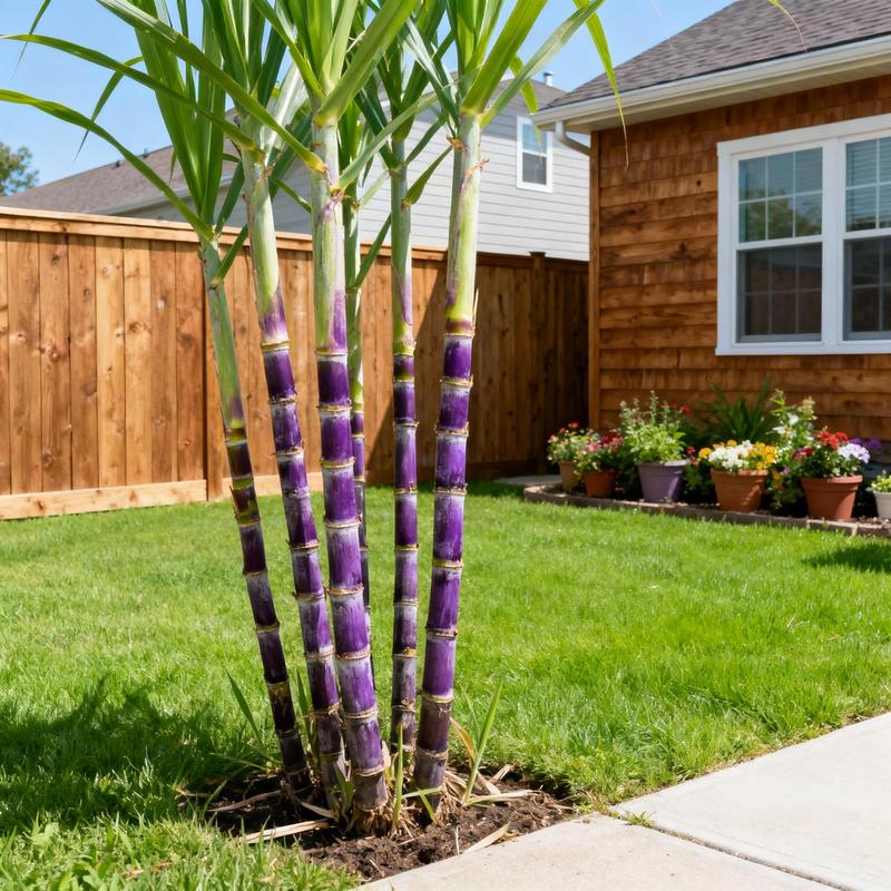 Sugarcane seeds – easy to germinate and grow, making them an ideal choice for home fruit tree planting.