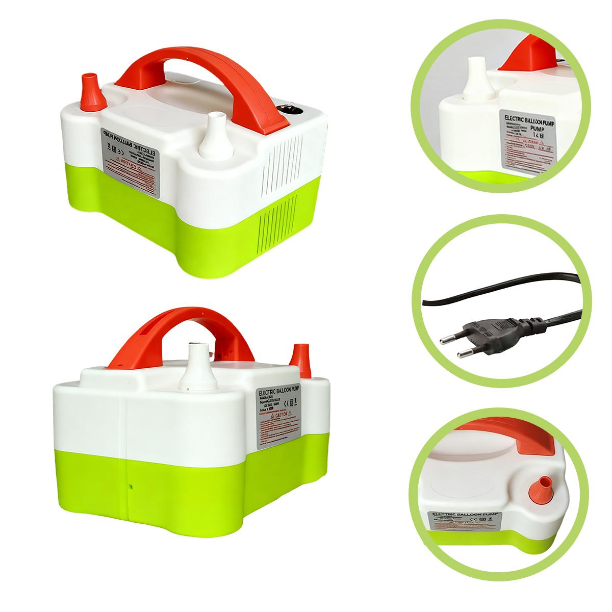 high-power electric balloon pump balloon blower inflatable pump double hole automatic inflator inflatable ball machine wedding room balloon blowing weapon