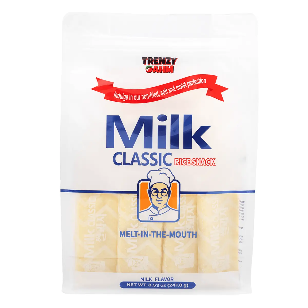 Milk Classic Rice Crackers - Crispy Crunchy Grain Snacks, Ready-to-Eat Unique Snacks with Original, Cheese, Banana Flavors, Baked Treats, Crispy Crunchy Snacks
