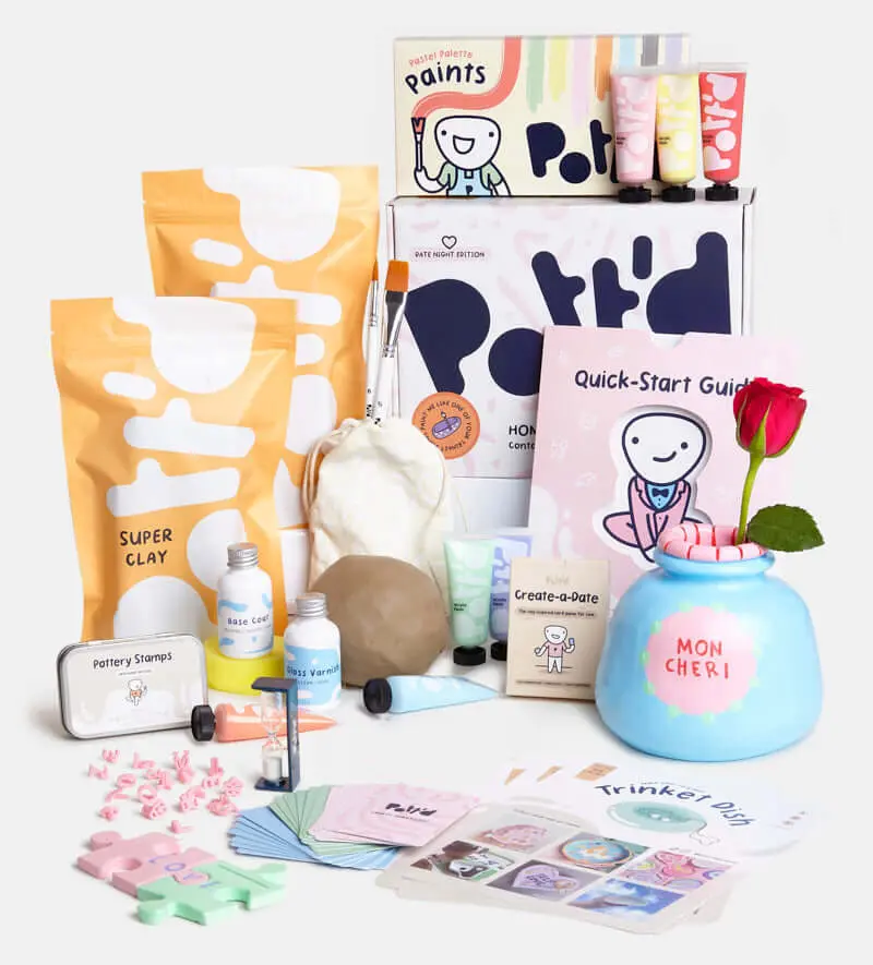 Pott'd Date Night Pottery Kit