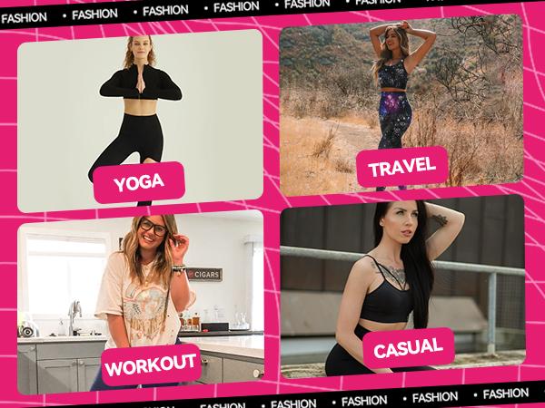 SHOWITTY Women's High Waisted Tummy Control 3 Pack Leggings with Pockets – Not See-through Stretchy Yoga Pants for Daily Wear