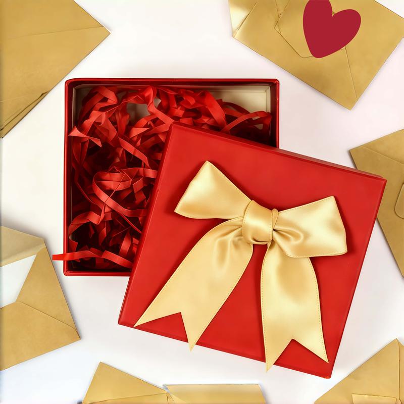 DIY Love Notes Box - Mini Blank Cards & Envelopes for Him Her - Cute Valentine’s Day Anniversary Gift for Boyfriend Valentine's Day