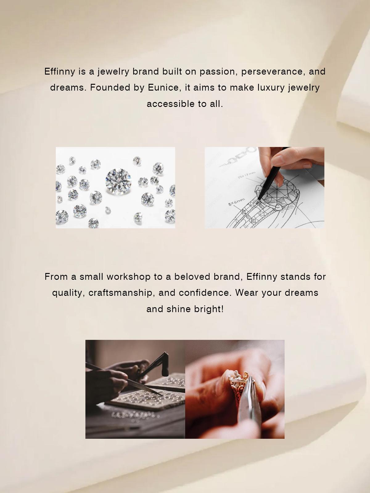 Effinny Jewelry 4.5ct 3PC Three Stone Wedding Ring Set In S925 Sterling Silver, 5A Cubic Zirconia Bridal Rings Set, Anniversary Ring for Women