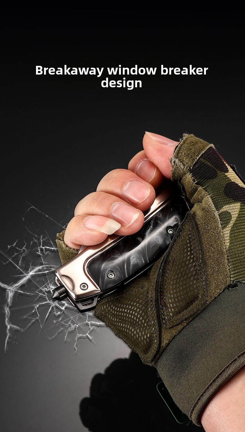 Top Rated Lightweight Foldable Utility Gear - Resin Handle Stainless Steel Tool, Trending EDC Pick for Camping Hiking Survival Trips, Ideal Gift for Outdoor Lovers & Adventure Seekers