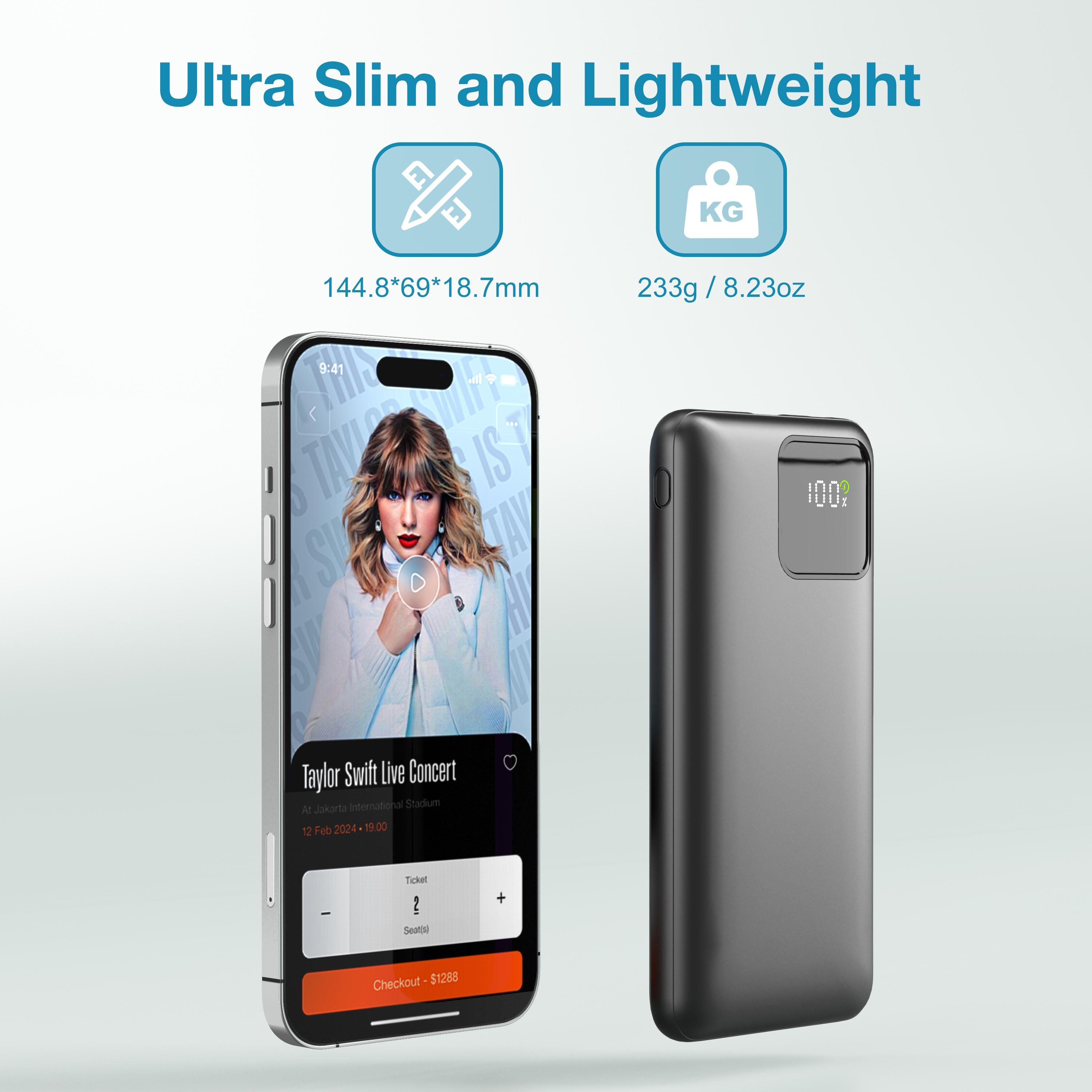 Portable Charger with Built-in Cables,Portable Charger with Cords Wires Slim 10000mAh Travel Battery Pack 4 Outputs 2 Inputs 22.5W Fast Charging Power Bank for Samsung Google Pixel LG Moto iPhone iPad Portable Charger with Built-in Cables,Portable Charger with Cords Wires Slim 10000mAh Travel Battery Pack 4 Outputs 2 Inputs 22.5W Fast Charging Power Bank for Samsung Google Pixel LG Moto iPhone iPad