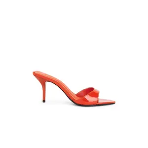 Schutz Elodie Mule in Orange Clay