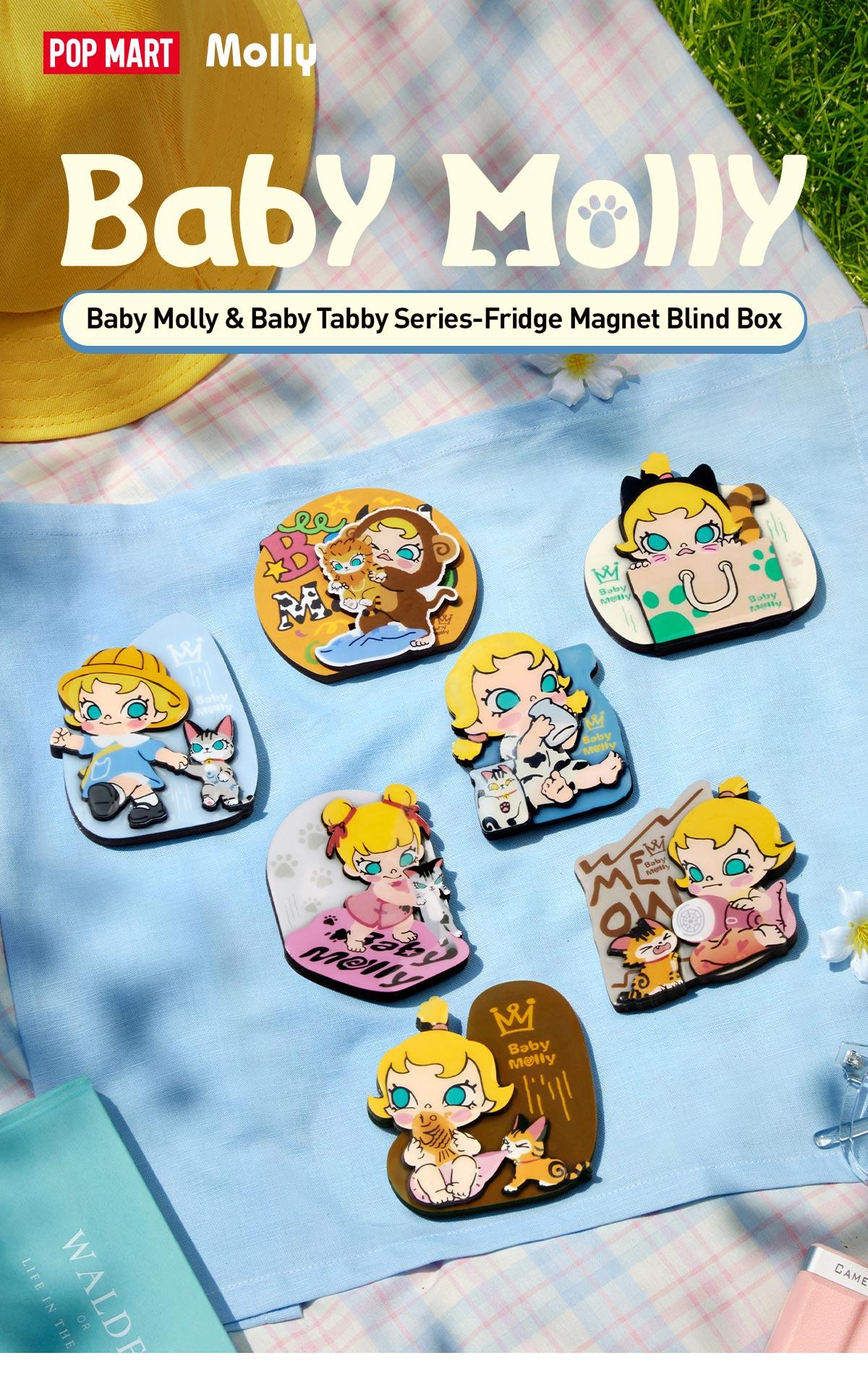[Spanish] – Baby Molly & Baby Tabby Series – Imán para Nevera en Caja Sorpresa