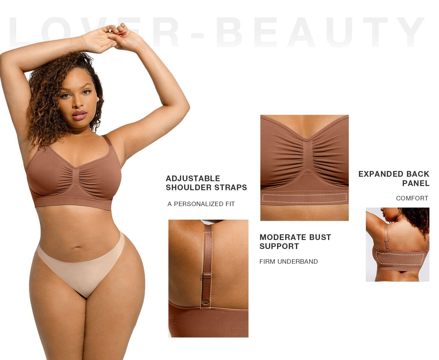 FeelinGirl Women's Wireless Bra Stretch Comfort Bralettes No Underwire Unlined Cami Bra Seamless Tshirt Bras Sports Bra Sale FeelinGirl Women's Wireless Bra Stretch Comfort Bralettes No Underwire Unlined Cami Bra Seamless Tshirt Bras Sports Bra Sale