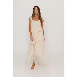 Nicola Maxi Dress in Pale Pink *6/25 PRE-ORDER*