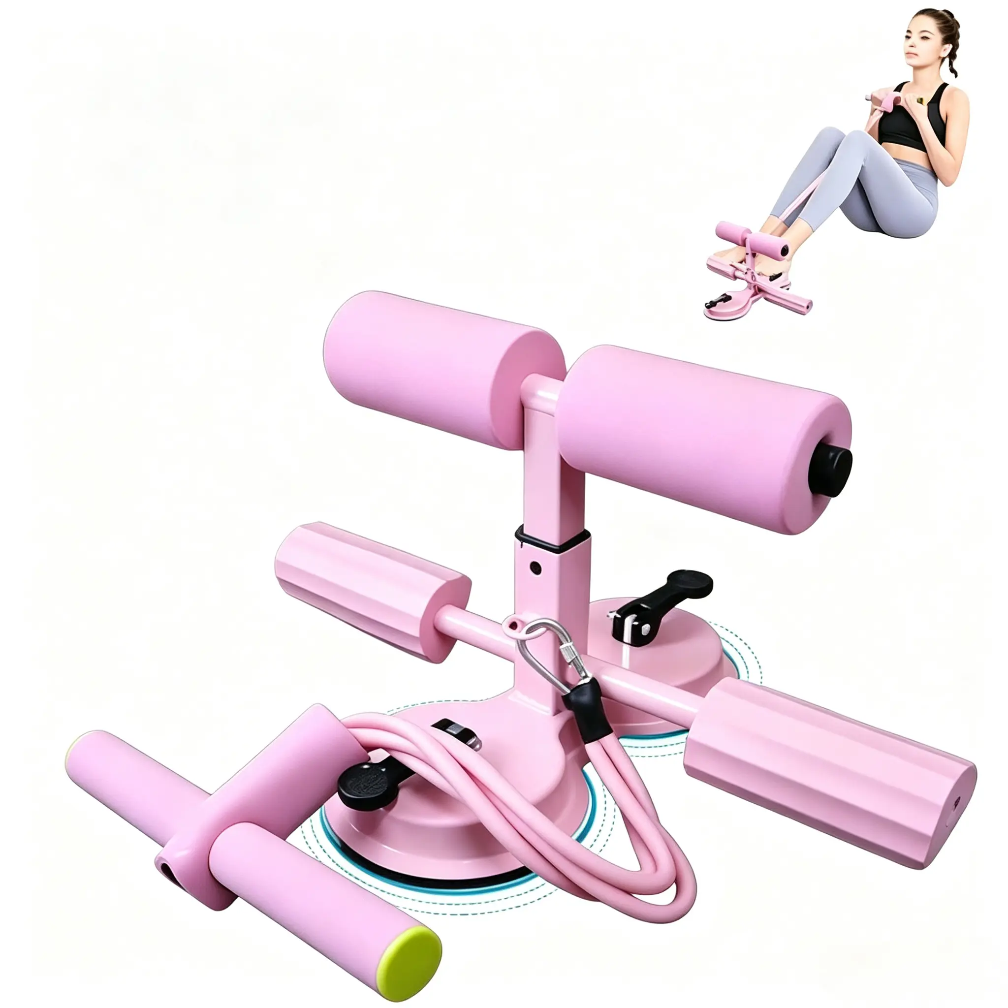 FitOut Pro Portable Abdominal Trainer & Core Exercise Machine - Compact Home Gym Equipment for Fast Fat Burn