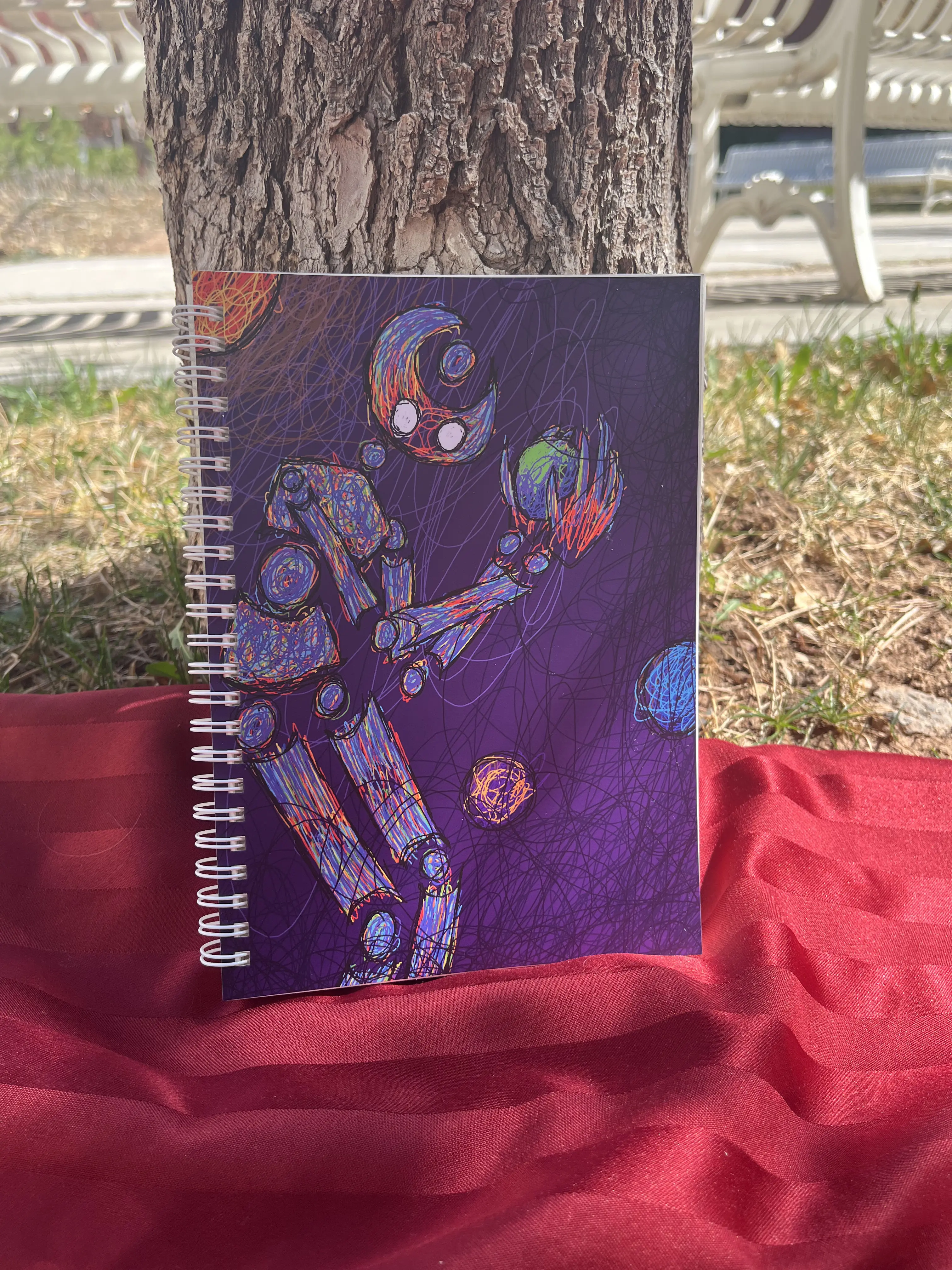 Doodle Monster 4x6 in Blank Sketchbook