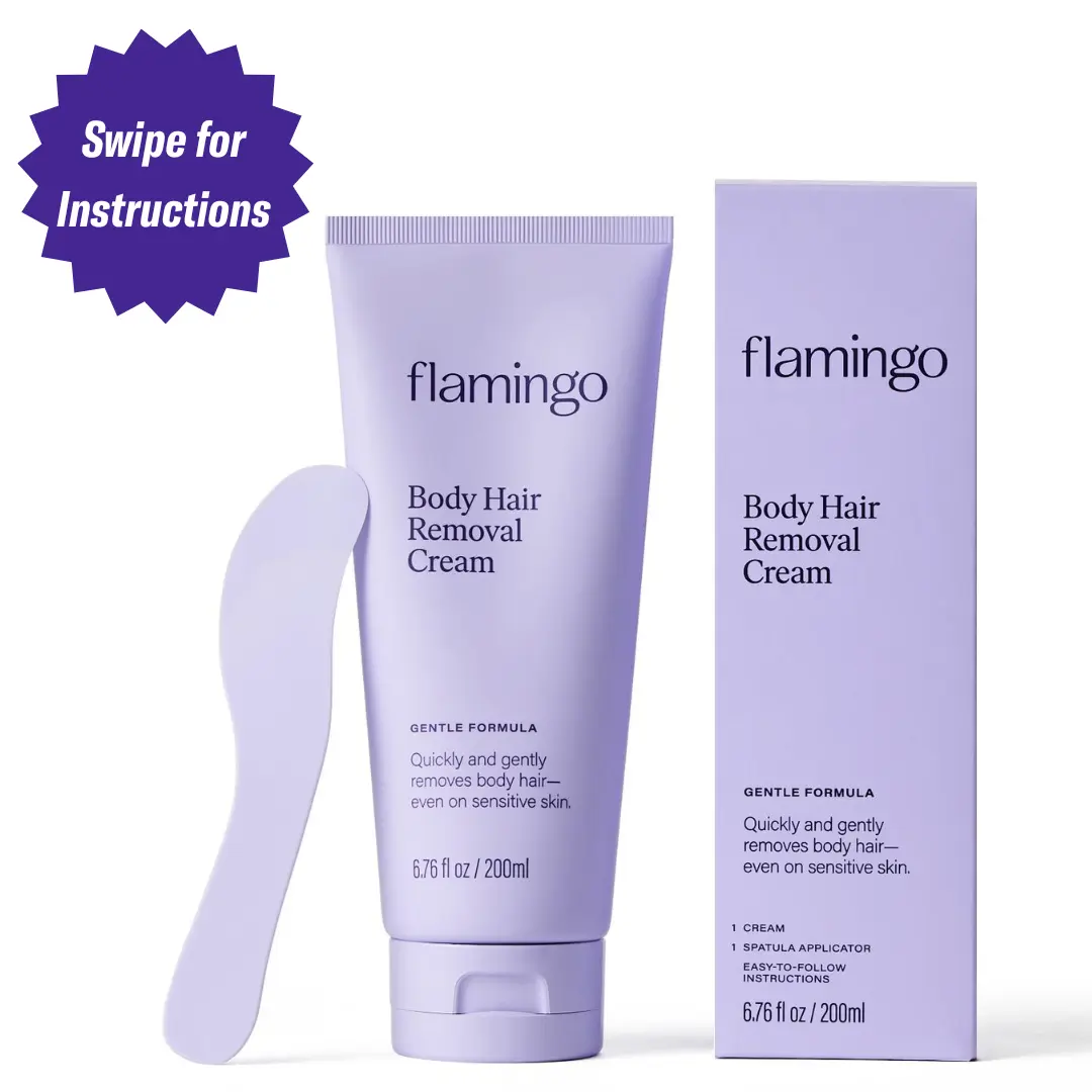 [Summer Must-Haves] Flamingo 200ml Body Hair Removal Cream, Designed for Sensitive Skin, Unisex Gentle Formula, Smooth Results Last Up to 7 days, Body hair remover for women