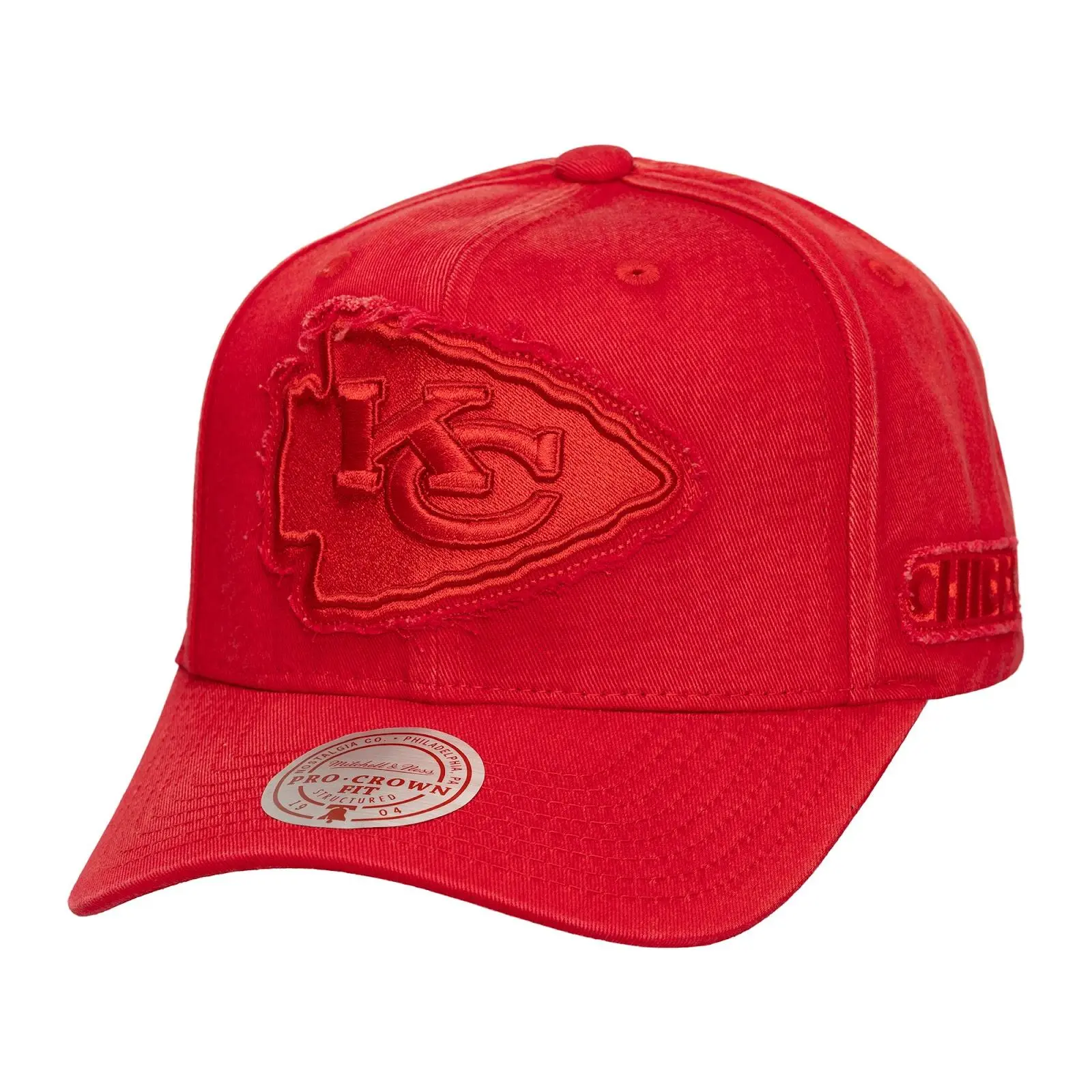 Kansas City Chiefs Red Downtown Pro Crown Snapback Hat, Mitchell & Ness