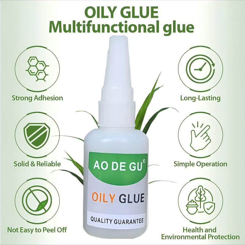 1PCS Upgrade to Large Capacity Welding High Strength Oily Glue,Universal Super Glue,Strong Plastic Glue Fast Repair and Curing for Metals, Plastics,with Anti Clog Cap,Strong Adhesive Waterproof Adhesive for Faux Leather,Metals,Wood,Plastics,Rubber.