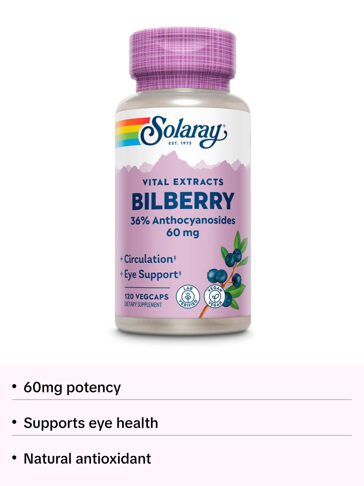 Bilberry Extract 60mg