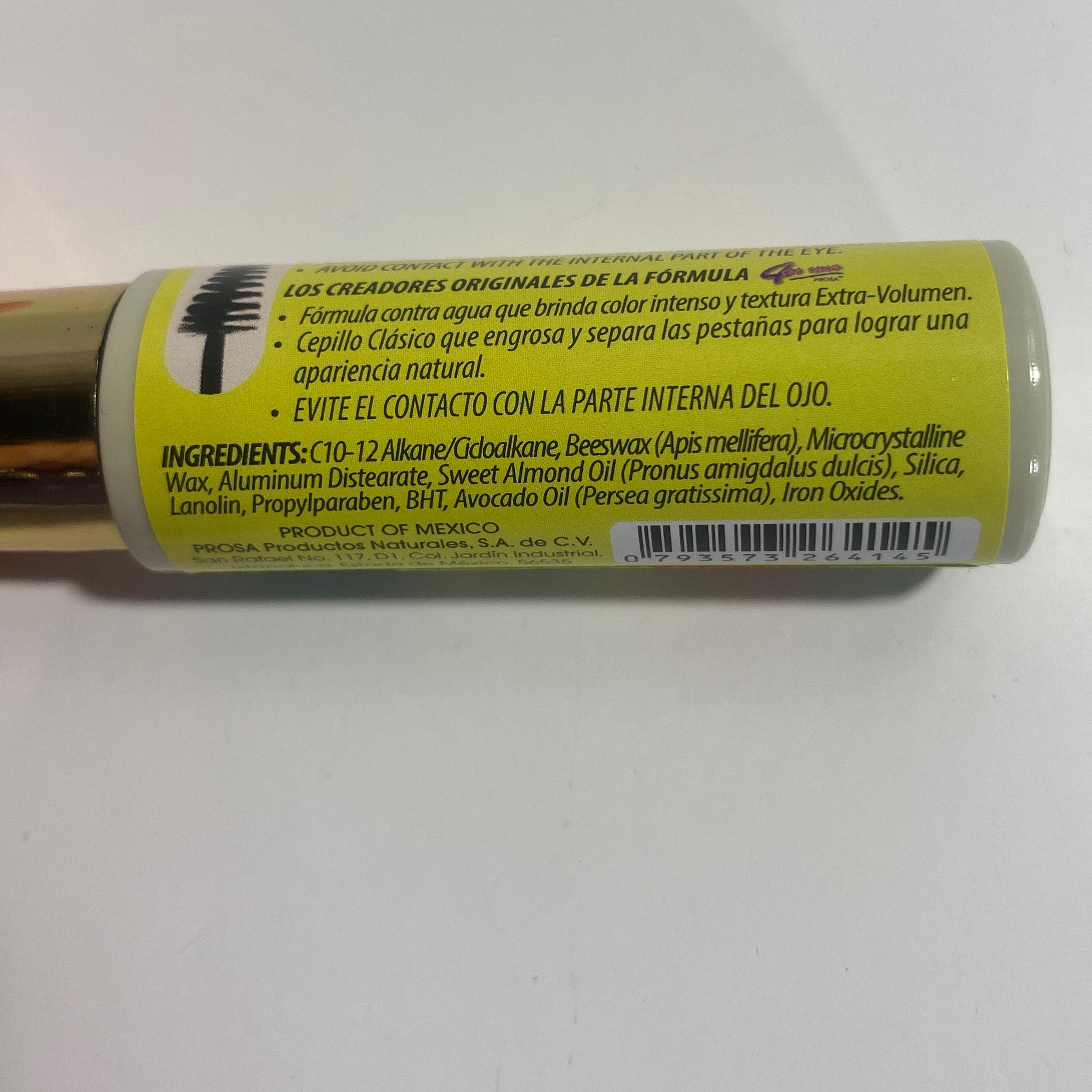 MÁSCARA PROSA - 4 IN 1 AVOCADO Mascara Waterproof