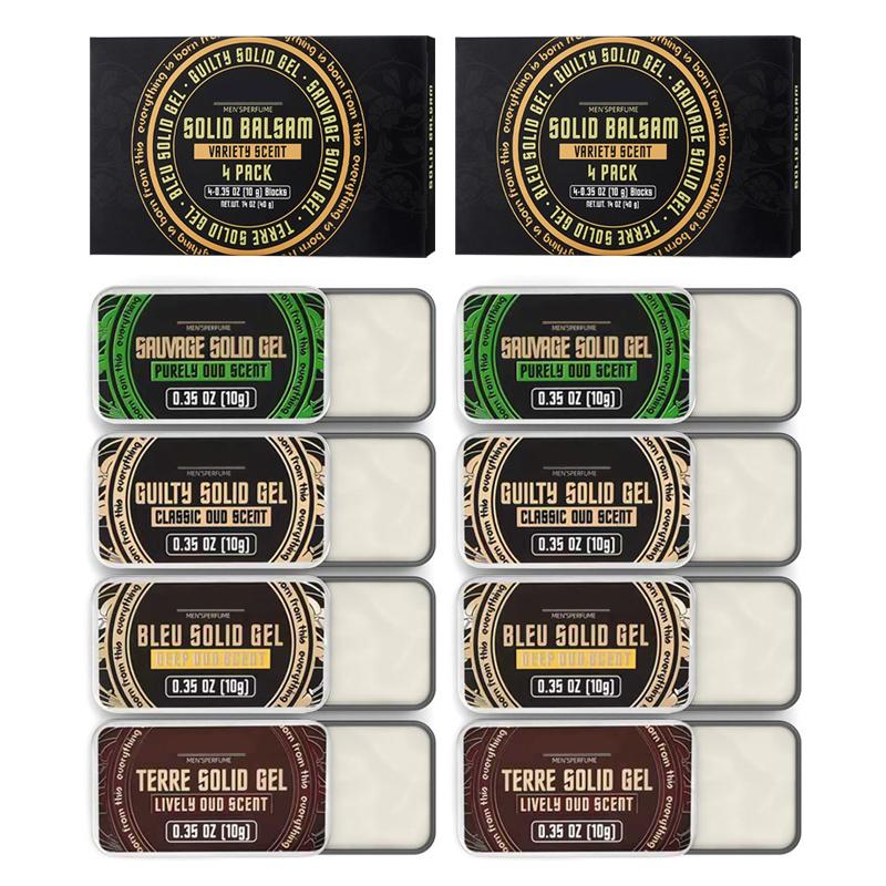 【BUY 1 GET 1 FREE】Solid Perfume Balm Set, Alcohol-Free,Aromatic Woody Fragrance, Arabian Scent, Perfectfor Dates & Daily Freshness, Ideal Gift, Non-Fragile Goods