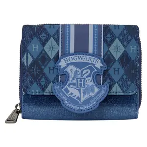 Loungefly Warner Bros Harry Potter Hogwarts Denim Tri-fold Wallet