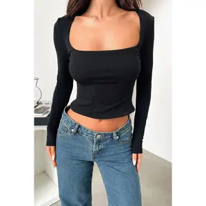 Andre Long Sleeve Top - Black