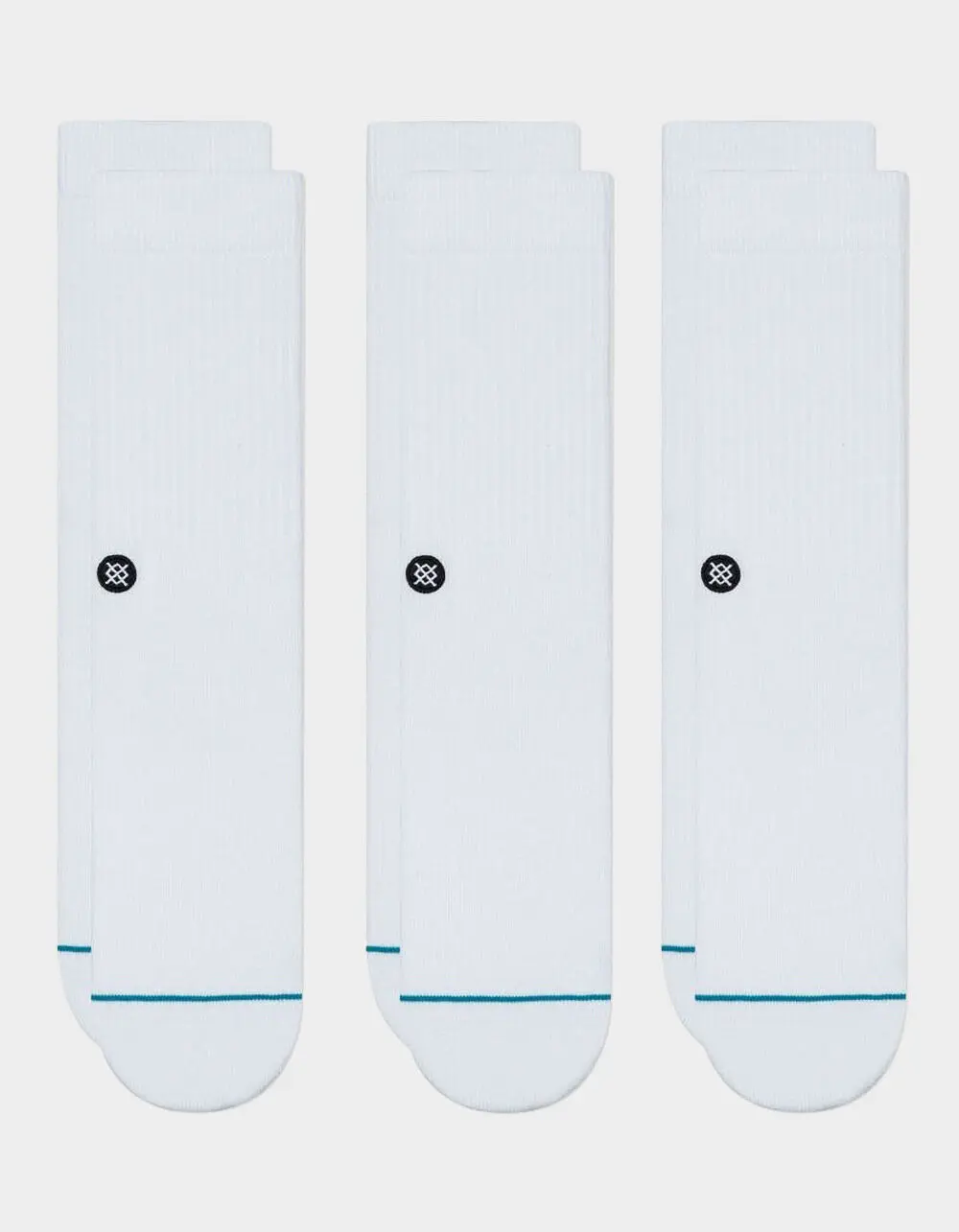STANCE Icon 3 Pack Mens Crew Socks