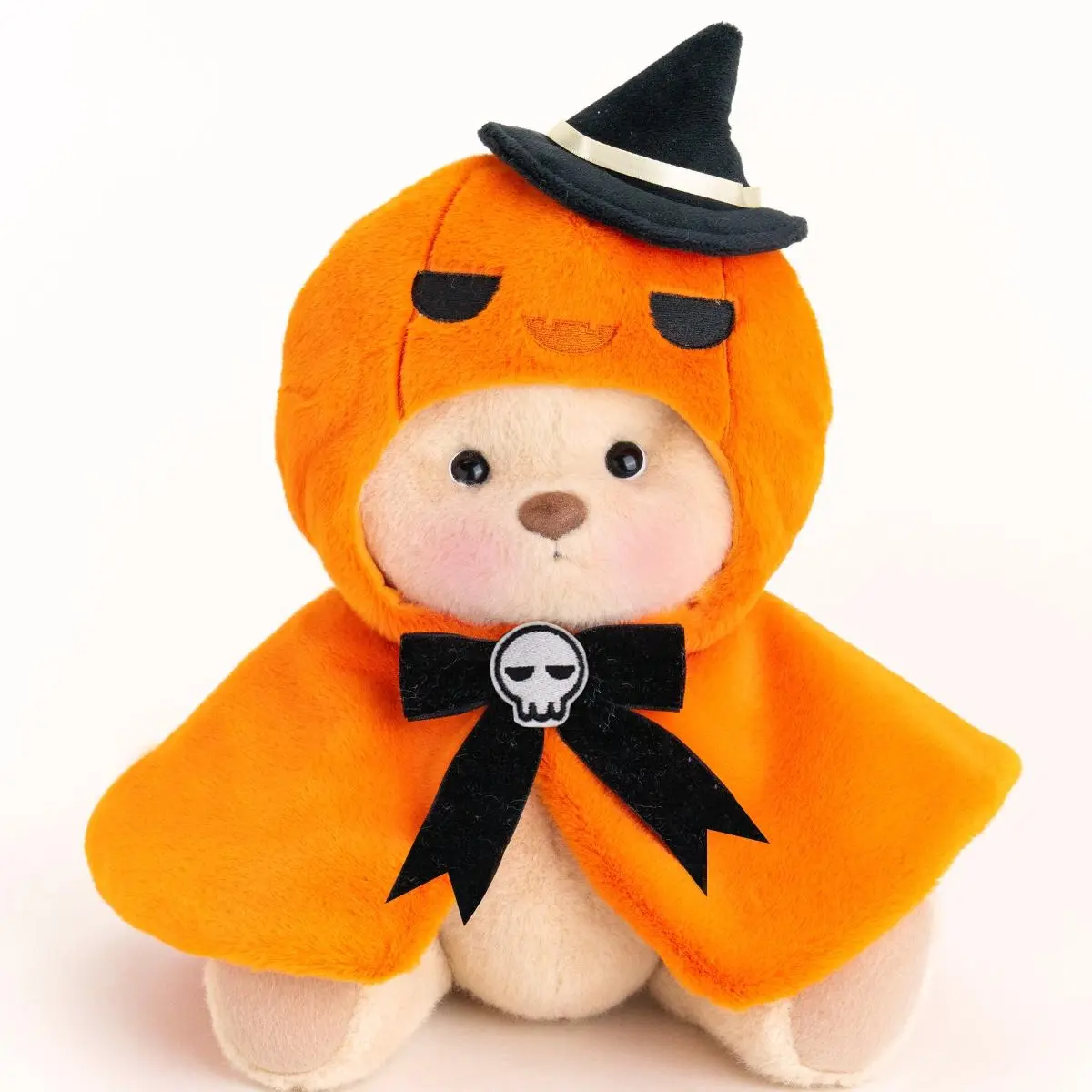 Getahug Halloween Jointed Teddy Bear - 12in Moveable Stuffed Animal, Handmade Soft Stuffed Cute Collectibles, 7.5” Width Huggable Plushie, Hand Wash, 30-Day Hassle-Free Returns, Gift for Ages 6+ Special Occasions, Jointed Joints
