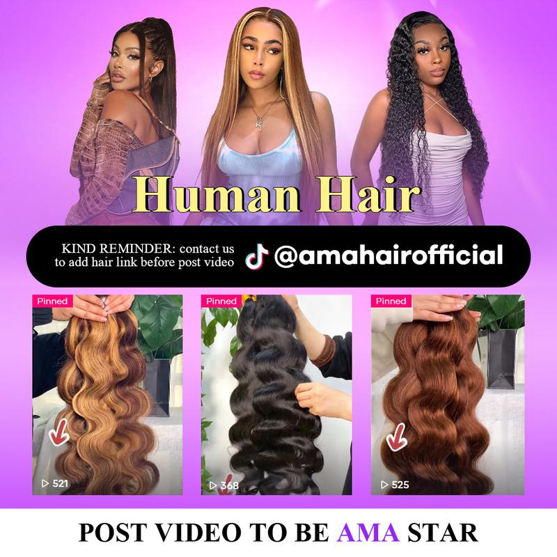 AMA Remy Brazilian Straight Hair 613 Blonde Straight Human Hair Bundles 100g per Bundle Unprocessed Human Hair Extensions