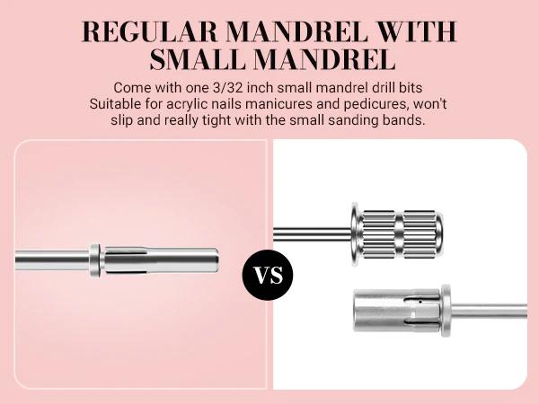 MelodySusie 50 Pcs Nail Drill Bits Small Sanding Bands with 3.1mm Mandrel Bit, 120 Medium Grit Nail File for Acrylic Nails Gel Nail Care MelodySusie 50 Pcs Nail Drill Bits Small Sanding Bands with 3.1mm Mandrel Bit, 120 Medium Grit Nail File for Acrylic Nails Gel Nail Care