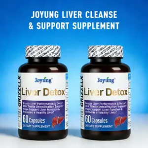 2 Bottles JOYUNG Liver Support with 540mg Milk Thistle, Artichoke, Dandelion, Licorice & Turmeric - Natural Herbal Liver Detox Supplement | Promotes Liver Health, Boosts Detoxification & Supports Liver Function | 2-Pack (60 Capsules x 2)