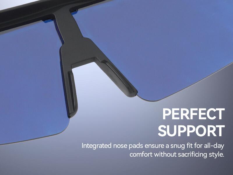 Meeloog Polarized Fit Over Glasses Sunglasses for Men Women, UV Protection Sports Wrap Around for Driving Cycling Fishing ST0075