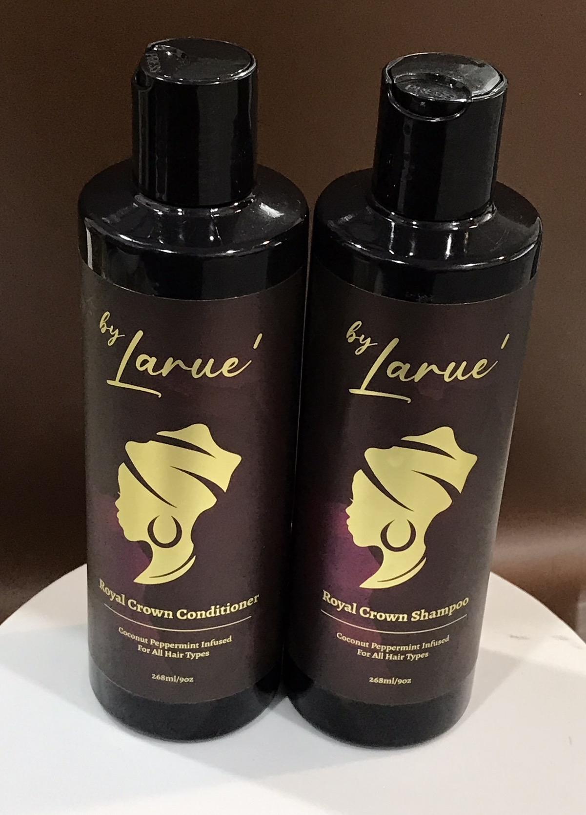 Coconut infused with peppermint shampoo and conditioner