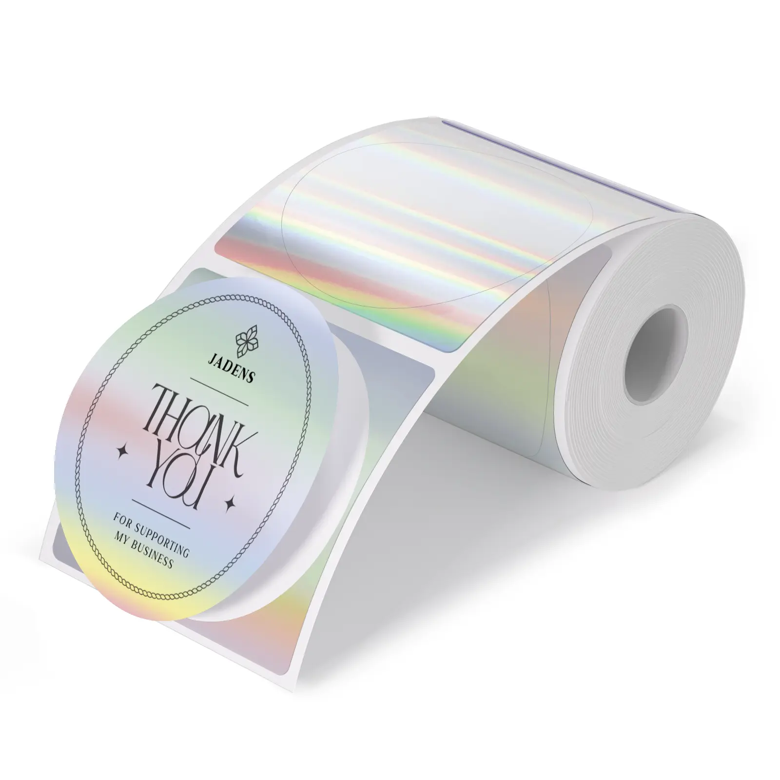JADENS 2-Inch Round Thermal Printing Labels, Self-Adhesive Small Business Packaging Stickers, 400-Count 1-Roll Office Labels for Business Use,back to school,back to school shopping,back to school haul,college school supplies