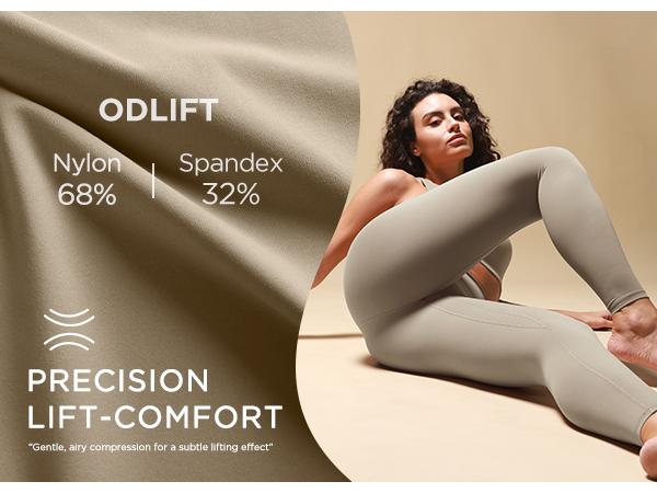 ODODOS ODLIFT Compression Leggings for Women, 25" / 28" High Waist Workout Yoga Pants