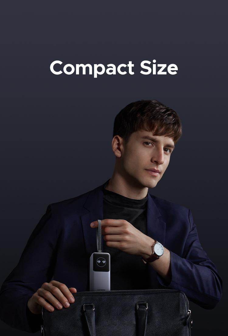 UGREEN Nexode Power Bank 20000mAh 130W Portable Charger Built-in USB C Cable, Pack with TFT Smart Display for MacBook/iPad/iPhone 17 16/Samsung S24 and More ,September Restock，TikTokShopBlackFriday ,TikTokShopJumpstartSale