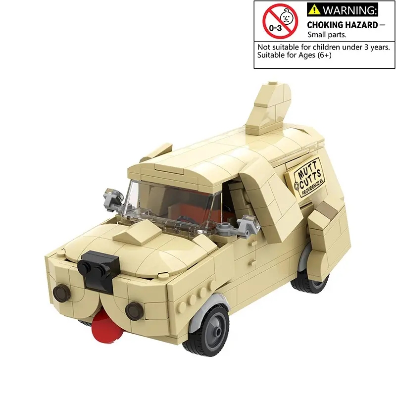 MOC Dog Van Classic Movie Vehicle Building Block Assembly Model Brick Toy Suitable for Family and Friends Holiday Gift Building Blocks Model