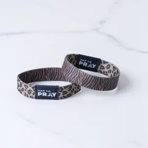 Tap To Pray® Wristband – Safari Leopard