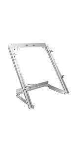 Renogy Solar Panel Mounting Z Brackets Lightweight Aluminum Corrosion-Free Construction for RVs, Trailers, Boats, Yachts, Wall and Other Off Gird Roof Installation, one set of 4 Units,Gray