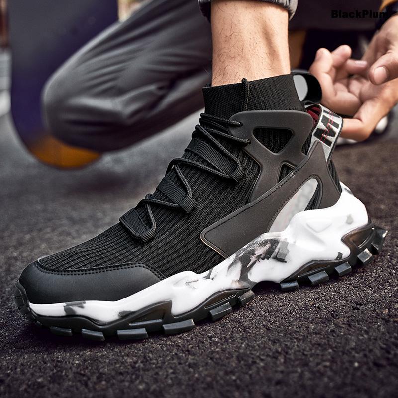 Runner Sports Shoes Athletic Footwear Walking Shoes  Boy Trainer  Lace up Low Top Mesh Sneakers Breathable Running Shoes