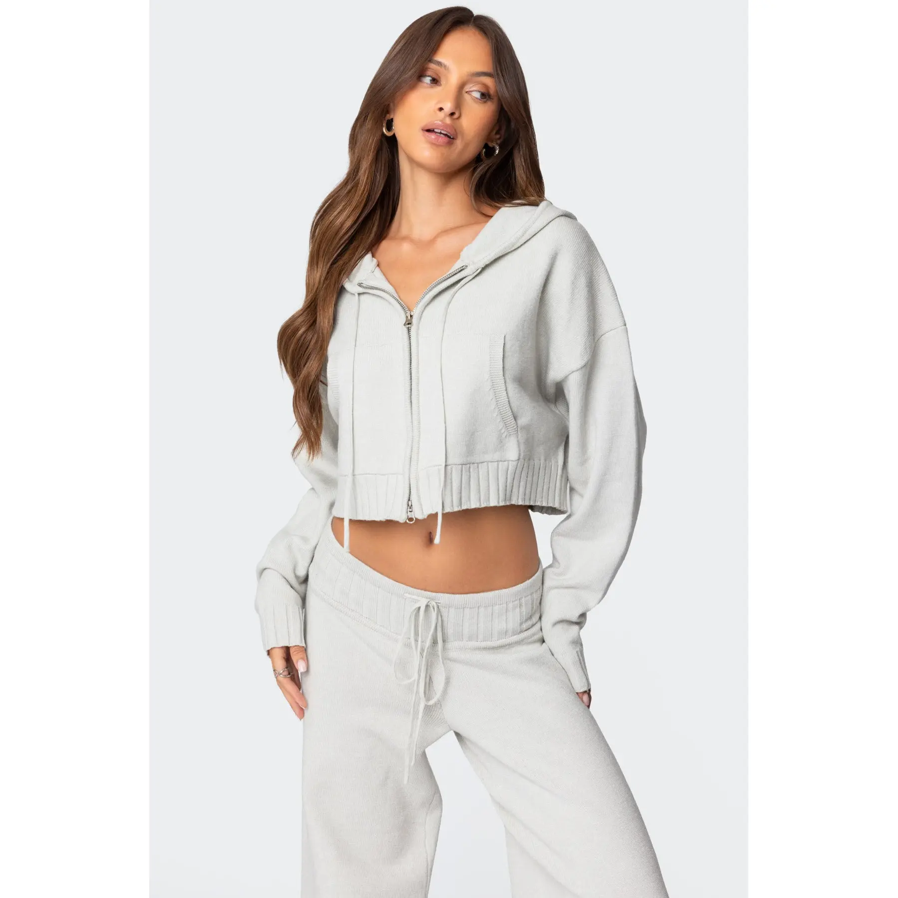 Russell Knit Hooded Cardigan