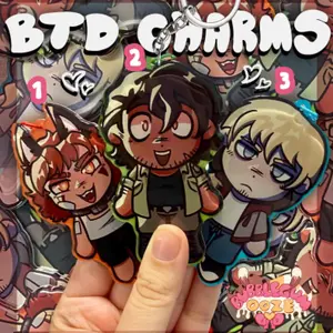 BTD/YKMET Strade, Ren and Lawrence Epoxy Keychains