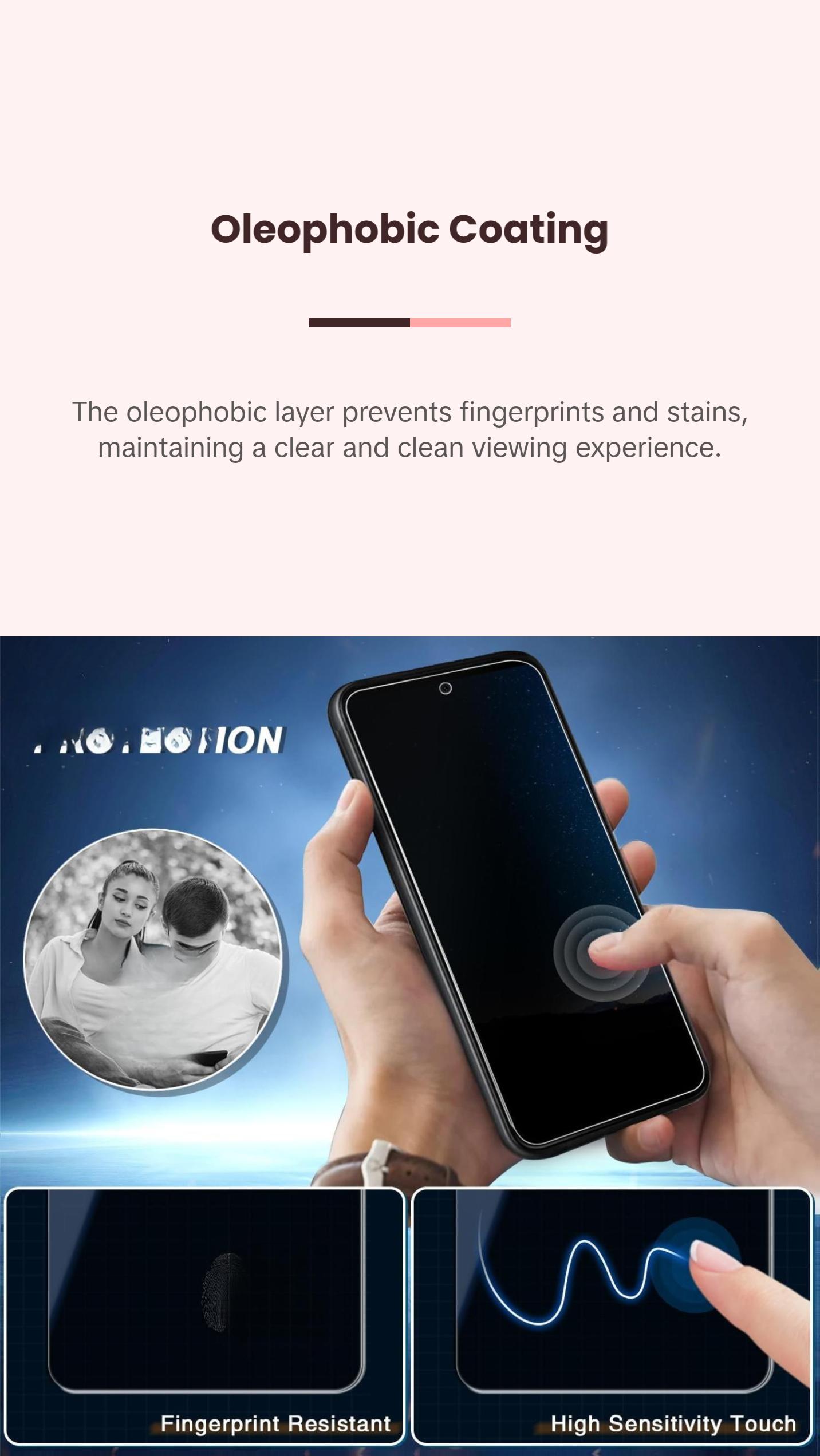 3-Pack Privacy Screen Protector for Motorola Moto G 5G 2025 Tempered Glass, Bubble Free, Easy to Install, 9H Hardness Protection Protective