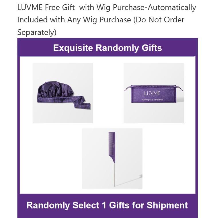 【Not For Sale】LUVME Free Gift with Wig Purchase-Automatically Included with Any Wig Purchase (Do Not Order Separately)