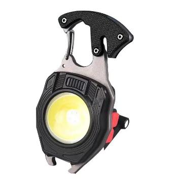 LED Small Flashlight Multitool Keychain, Rechargeable COB LED Work Light Rechargeable, Multi Tool Flashlight with Lighter, Magnet, Bottle Opener & Whistle, Survival Gadgets for Camping, Hiking & Emergency Use LED Small Flashlight Multitool Keychain, Rechargeable COB LED Work Light Rechargeable, Multi Tool Flashlight with Lighter, Magnet, Bottle Opener & Whistle, Survival Gadgets for Camping, Hiking & Emergency Use