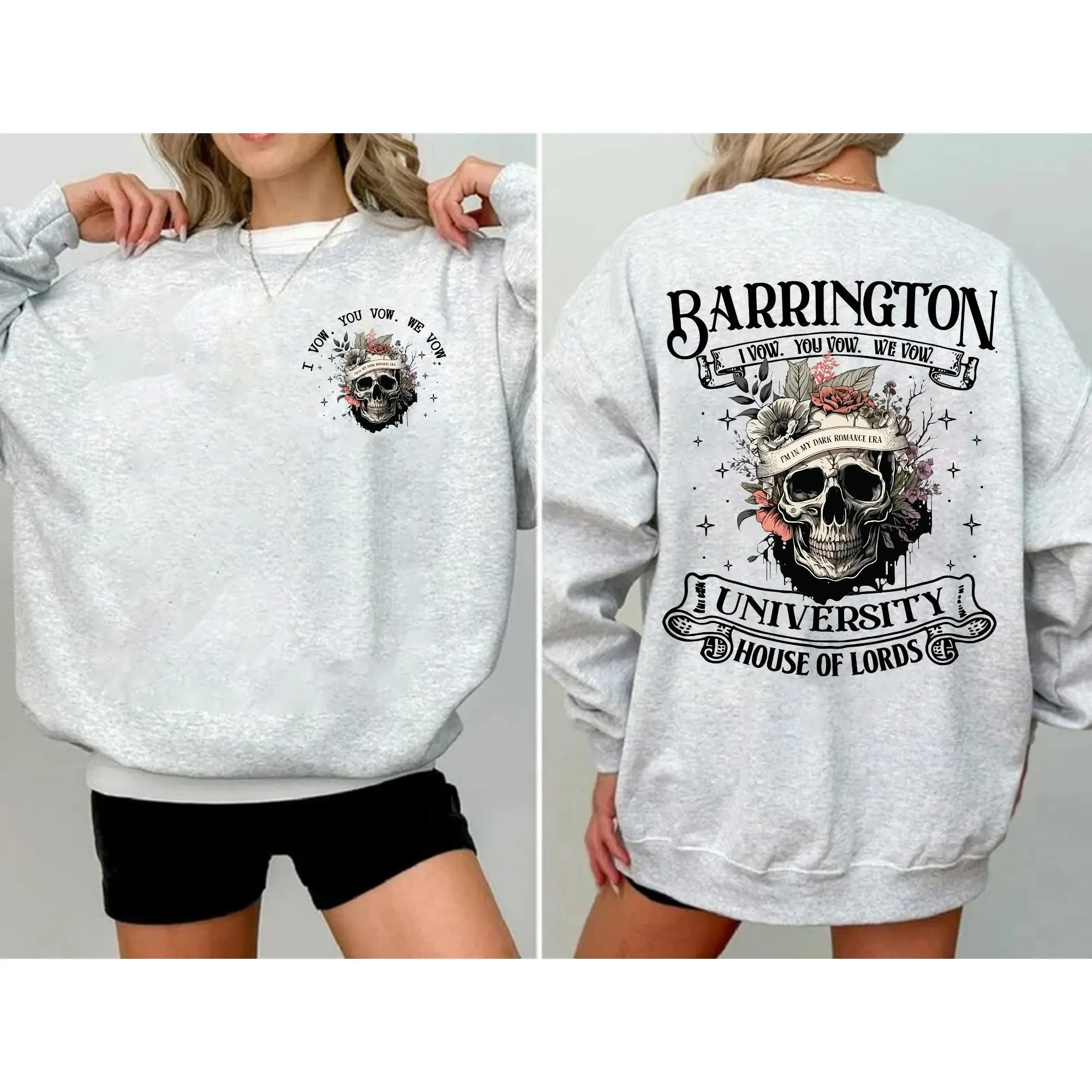 Retro Barrington University The Ritual T shirt, Shantel Tessier Merch, Book Lover Shirt, Bookish Merch, Booktok Shirt, LORDS Series Book Shirt, Dark Romance T-Shirts, Crewnecks, Hoodies Gifts Suitable for Anyone