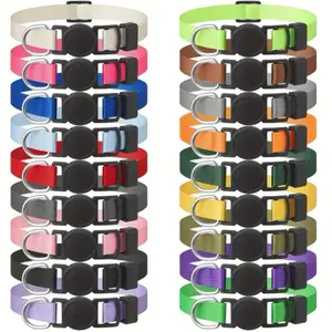Puppy Collar Safe Breakaway Adjustable Polyamide Material 1 piece One Size Fits All for Small to Large Pets Versatile Colors