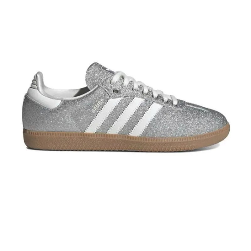 adidas gazelle silver green womens adidas Originals adidas Samba XLG Platform Samba Leather Sneakers IE39 main image 1