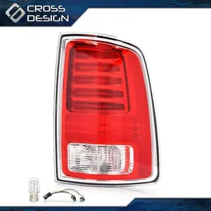 CROSSDESIGN LED Tail Lights Fit For 2013-2018 Ram 1500 2500 3500 Rear Lamp Passenger Right