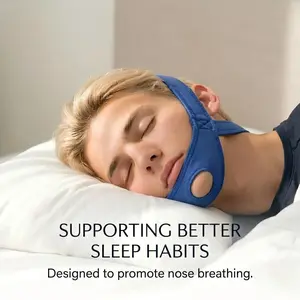 Frontloading Chin-Strap Support Forward-Oriented Jaw Posture While You Sleep