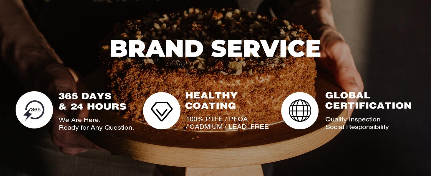 [BF&CM]HONGBAKE 10pc Bakeware Sets, Teflon-free Cookware Set, Non-Stick, Baking Pan Set, Cookie Sheets, Girly Kitchenware,Baker, Pink Kitchen Stuff Modern Cake